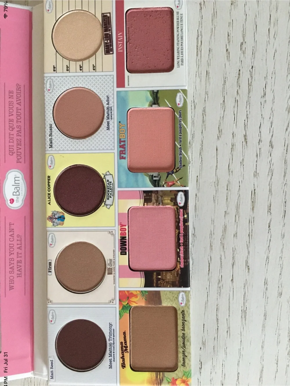 theBalm compact face